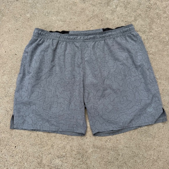 TravisMathew Other - TRAVISMATHEW | Mens Active Performance Shorts XL Grey Topo Print Athleisure